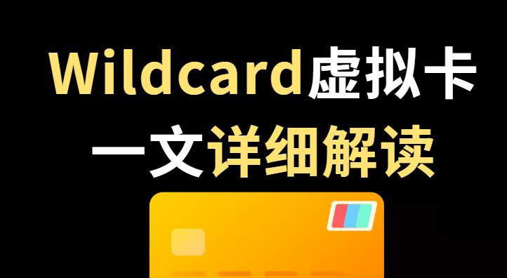 【2024】什么是wildcard虚拟信用卡？wildcard虚拟信用卡平台详解，订阅ChatGPT问题详解